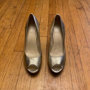Gold Calvin Klein Heels